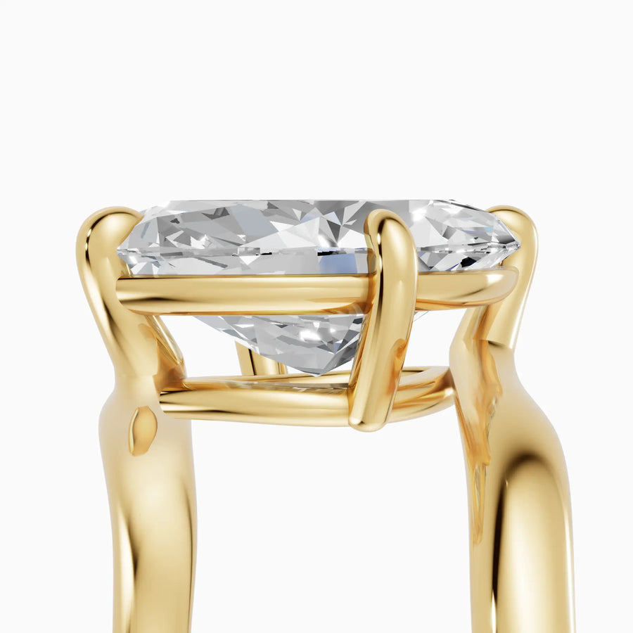 Anillo marquesa con engaste compás bypass | Prestige — foto 5