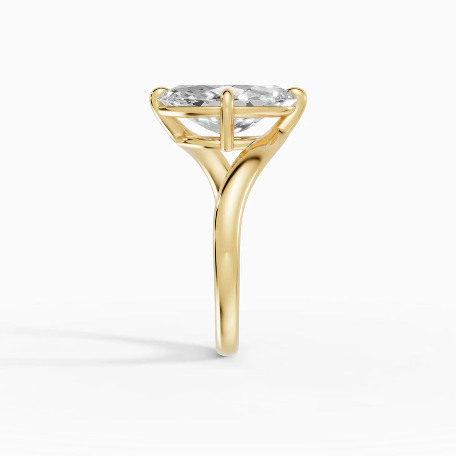 Anillo marquesa con engaste compás bypass | Prestige — foto 4