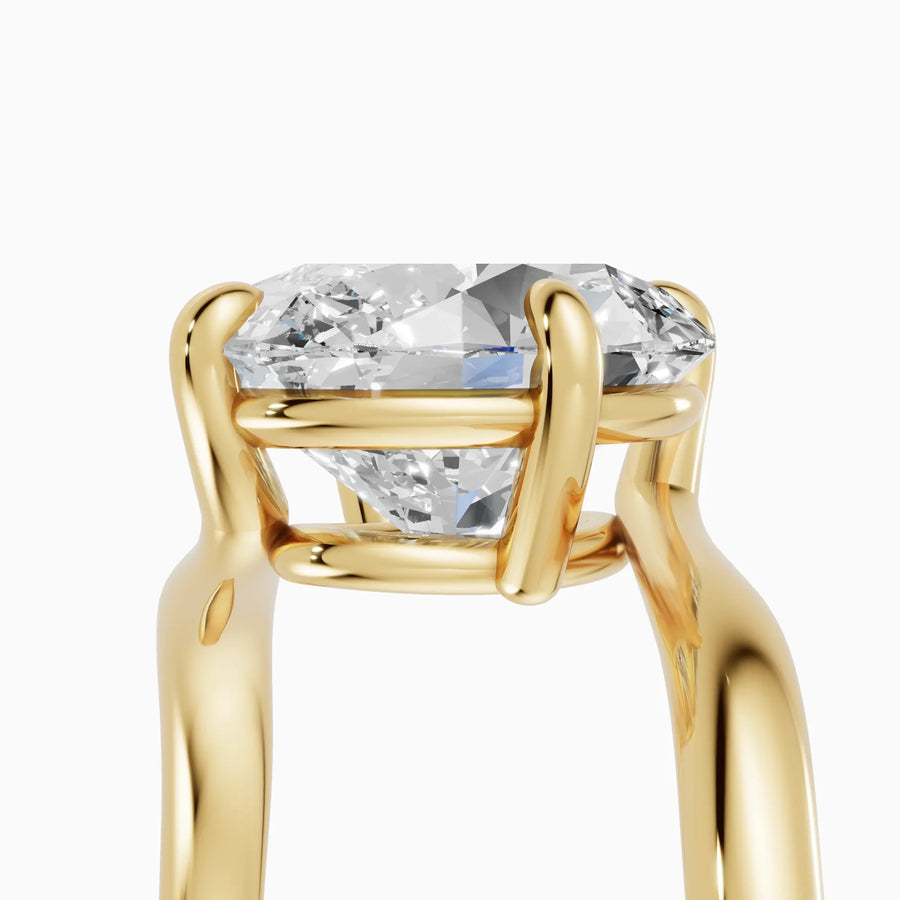 Anillo oval con engaste compás bypass | Héritage — foto 5