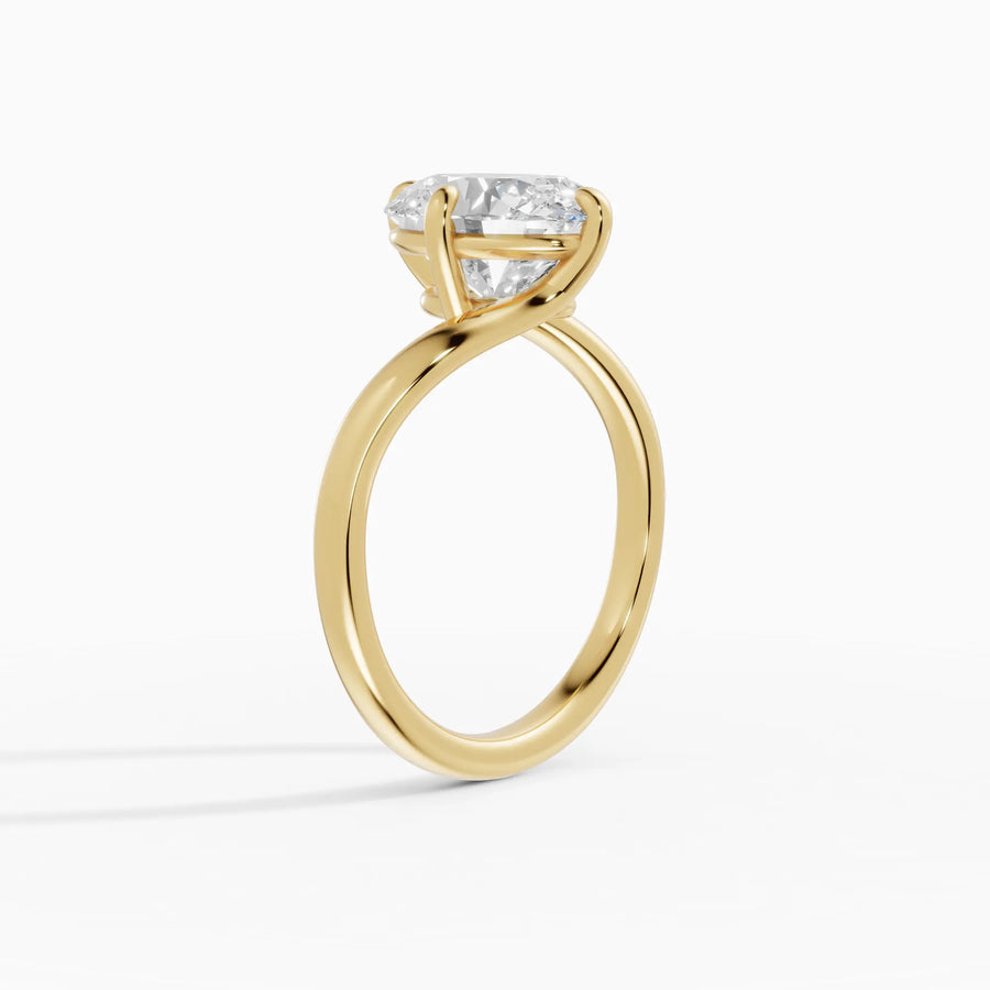 Anillo oval con engaste compás bypass | Héritage — foto 3