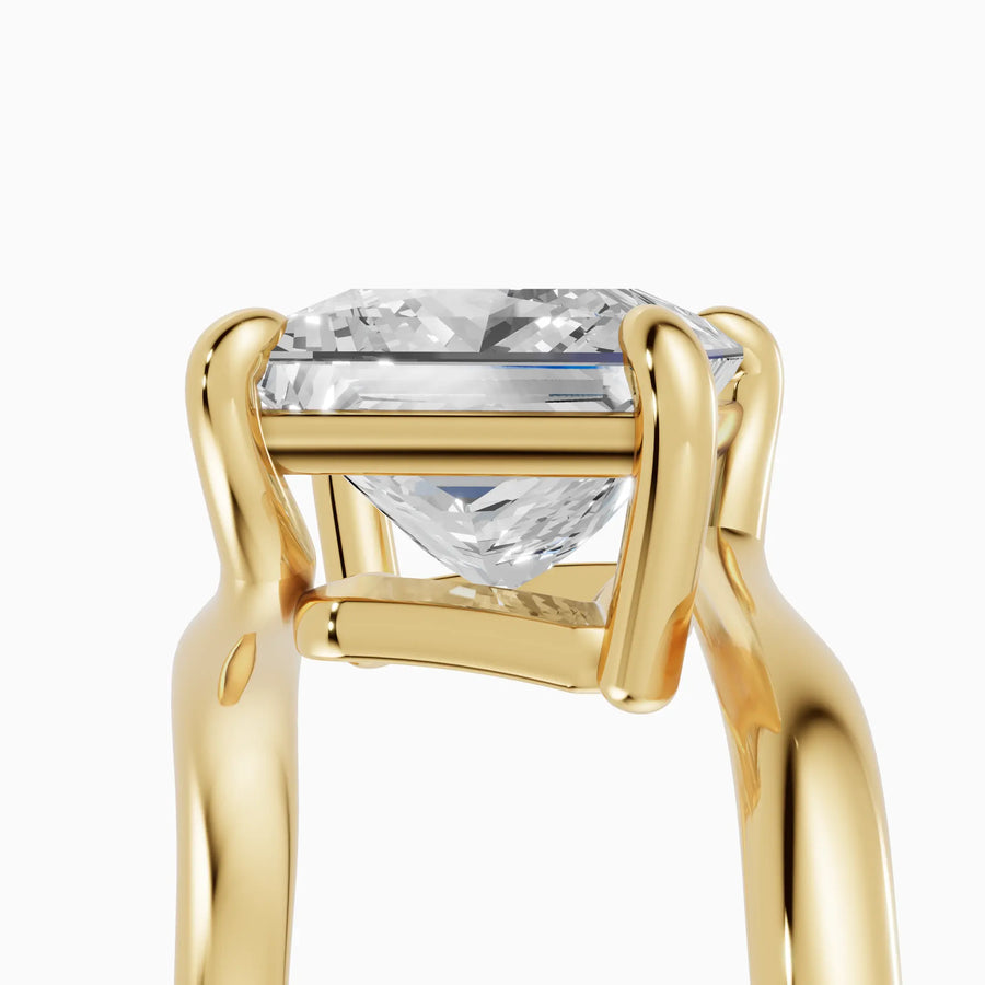 Anillo princesa con engaste compás bypass | Essence — foto 5