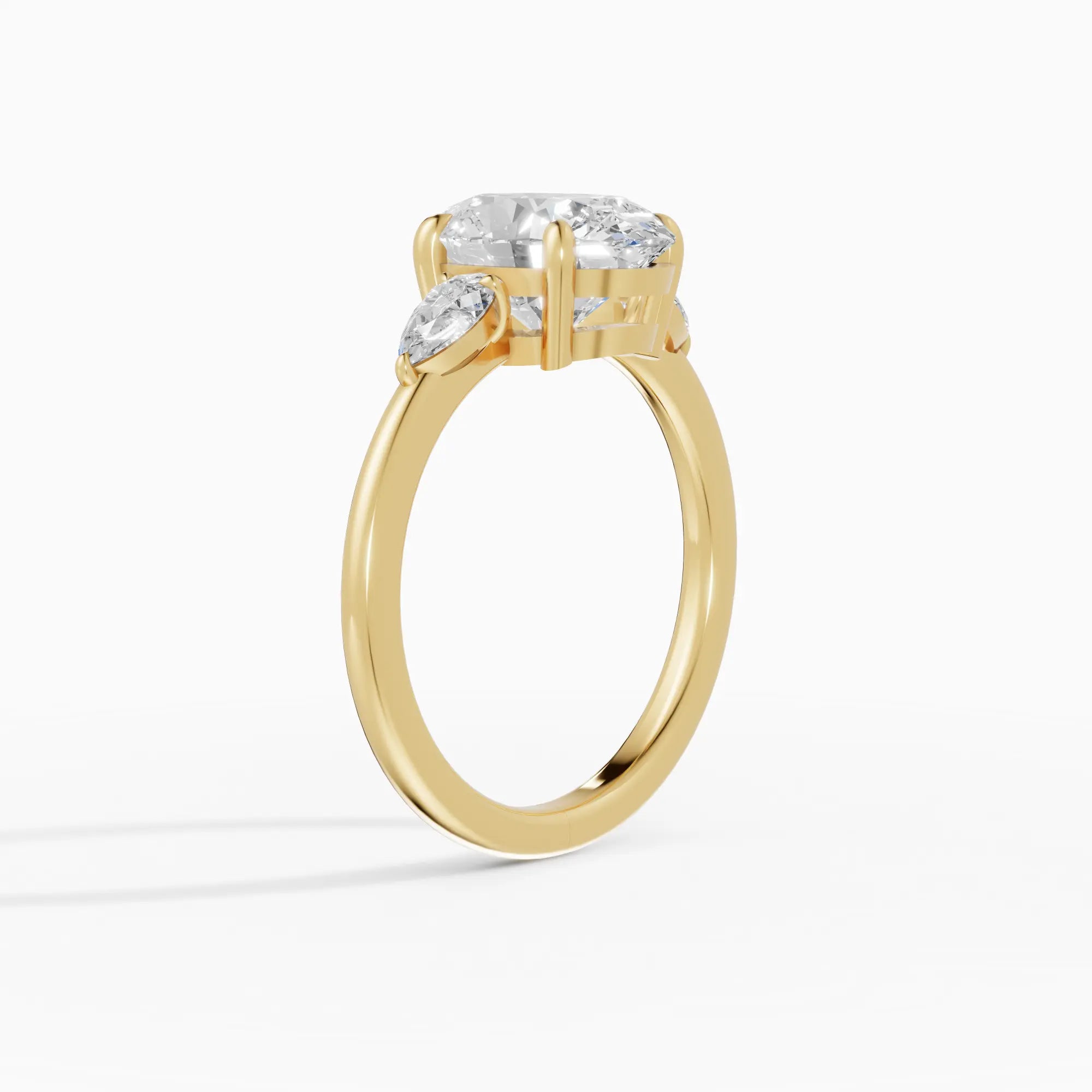 Anillo trilogía oval | Honoré
