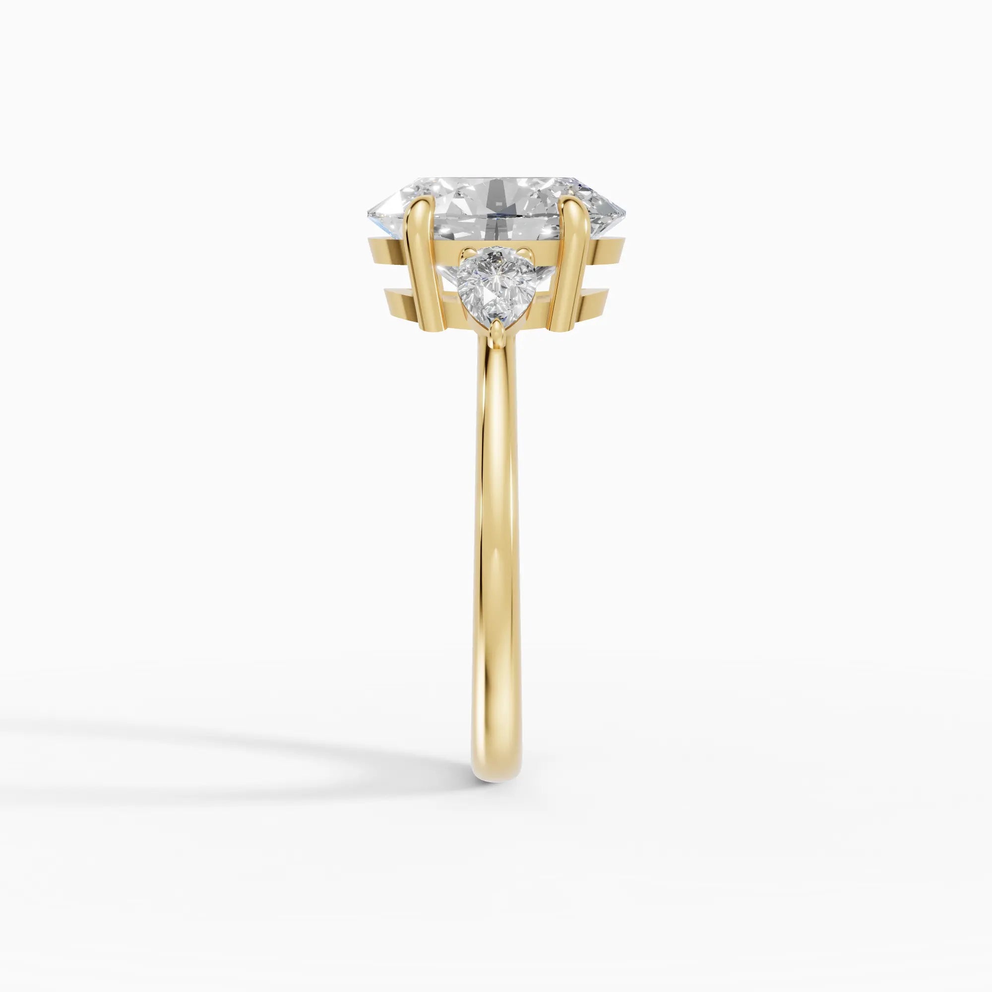 Anillo trilogía oval | Honoré