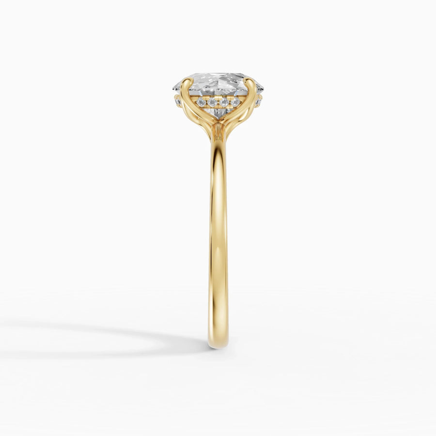 Anillo Compromiso Diamante Redondo | Lumière — foto 4