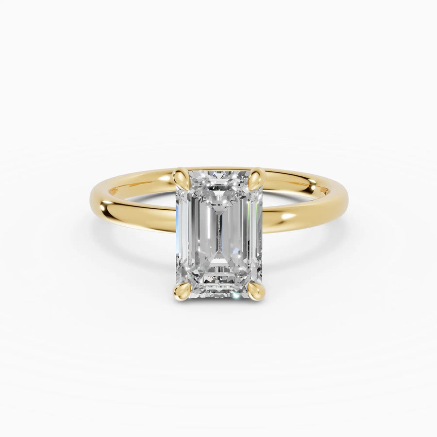 Anillo solitario esmeralda | Éternité — foto 1