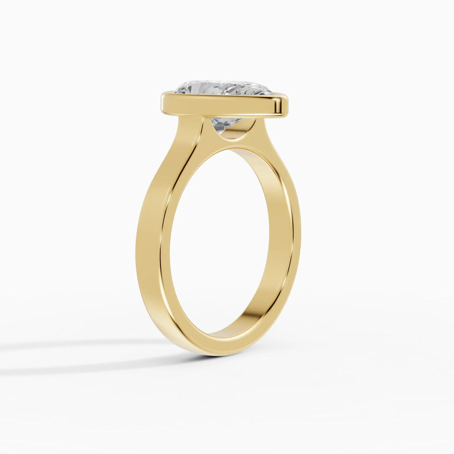 Anillo solitario pera biselado | Lustre — foto 2