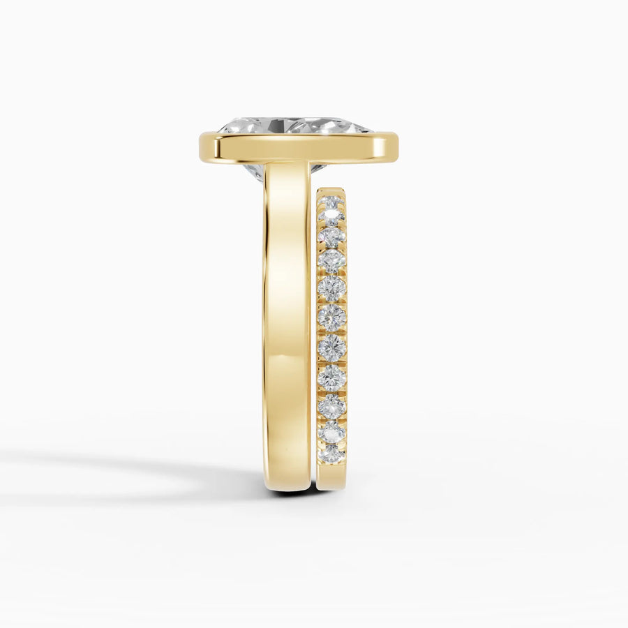 Anillo solitario pera biselado | Lustre — foto 4