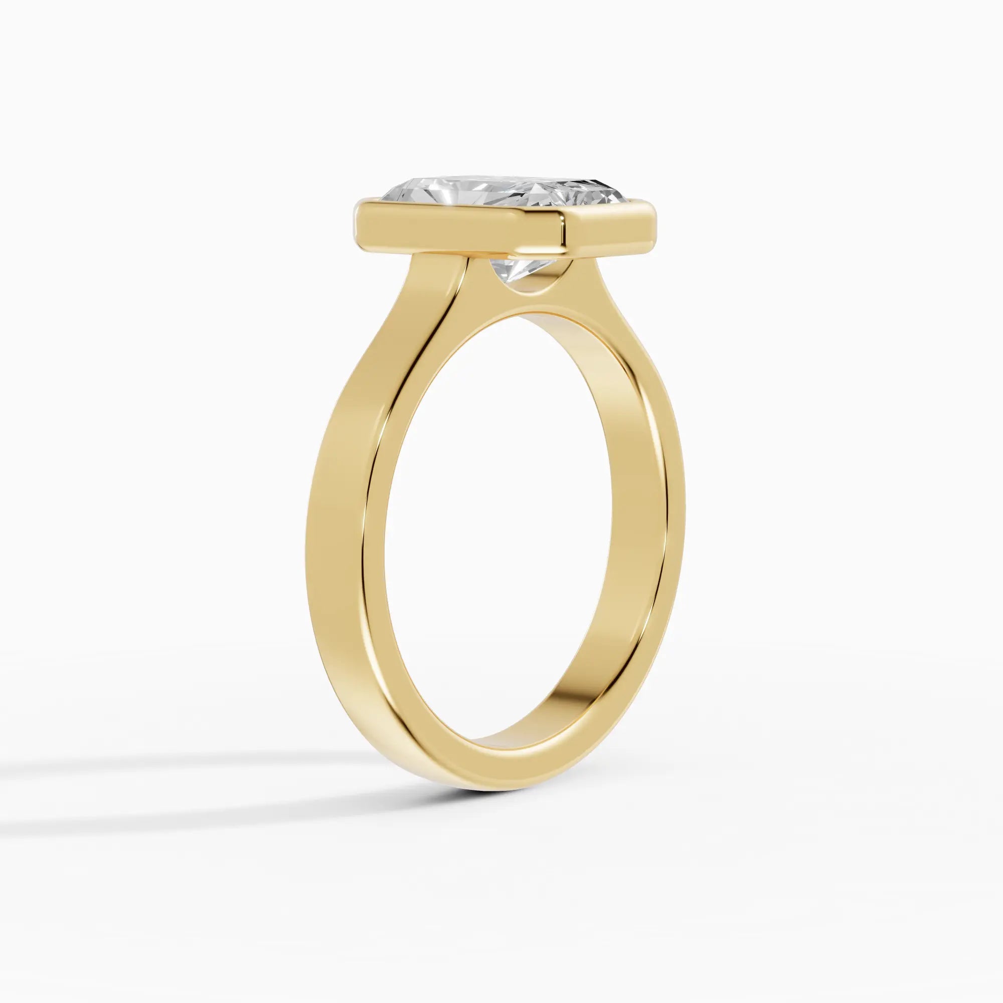 Anillo solitario radiante biselado | Vérité