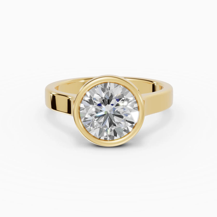 Anillo solitario brillante biselado | Arcadia — foto 1