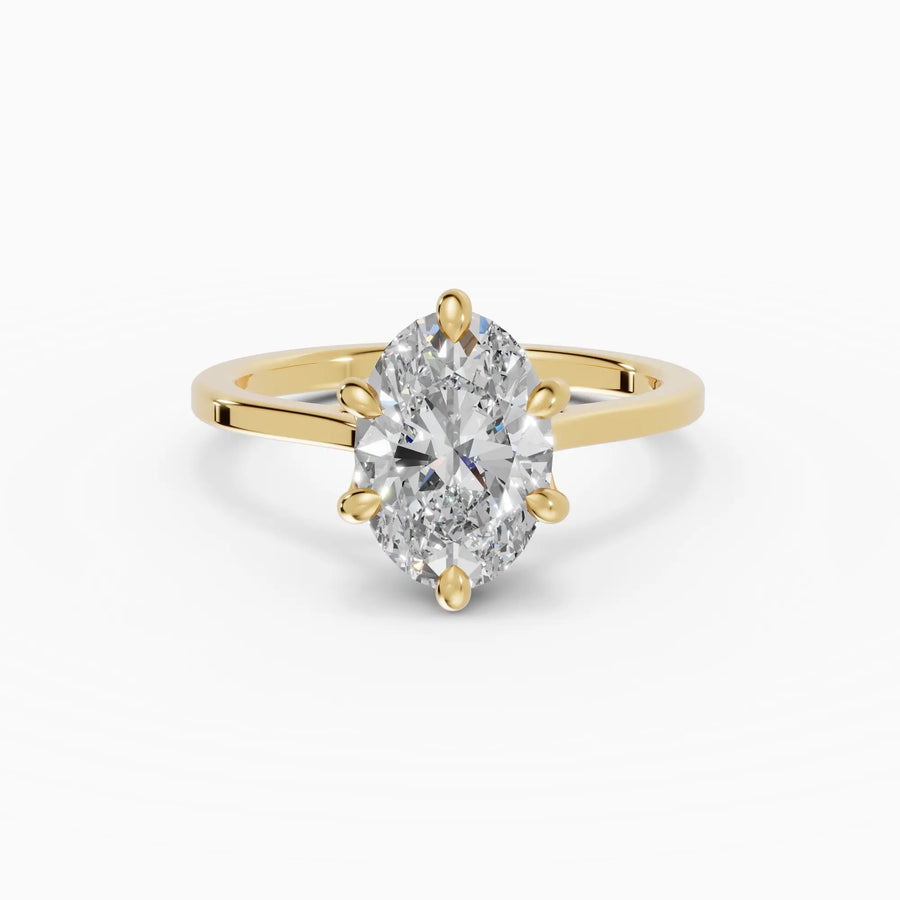 Anillo oval engaste floral | Legacy — foto 1