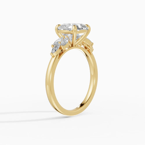 Anillo clúster cojín | Eclipse