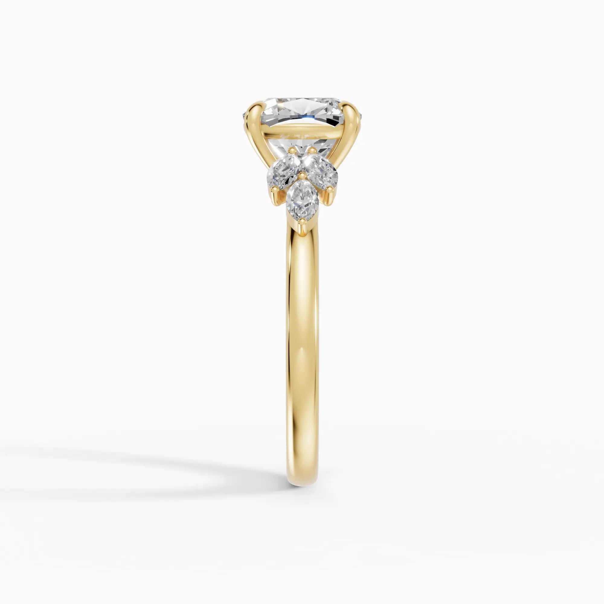 Anillo clúster cojín | Eclipse