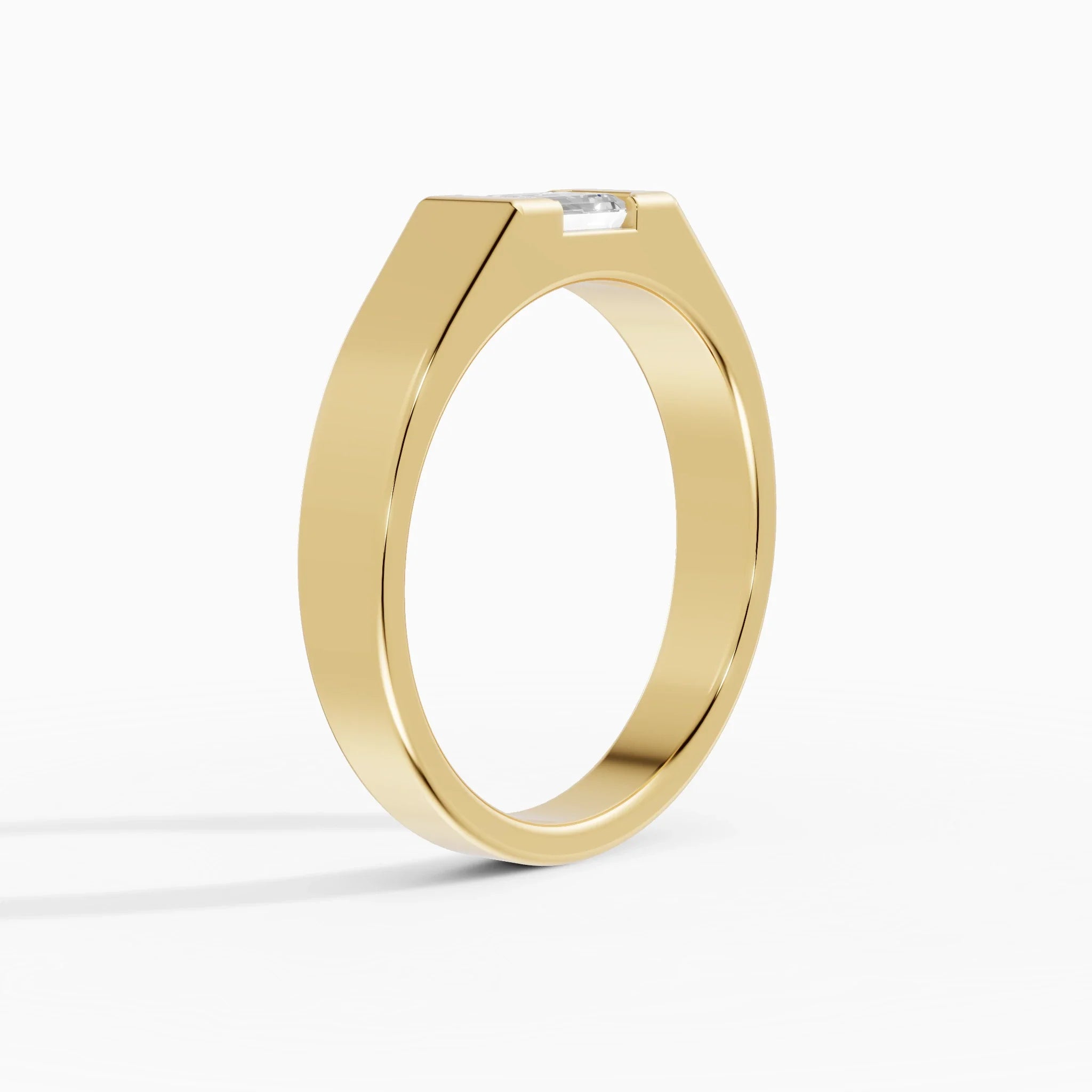 Anillo Compromiso Solitario Esmeralda 5mm | Majesté