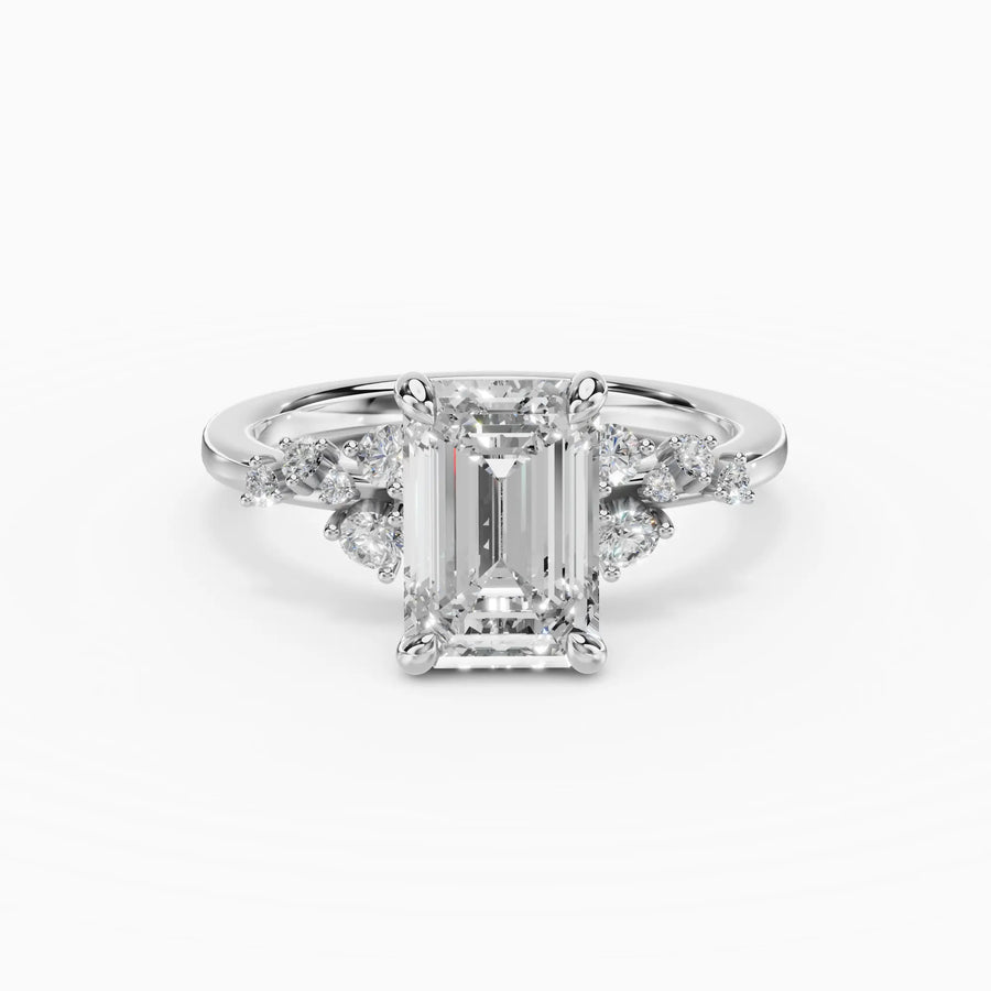 Anillo clúster esmeralda | Nova — foto 2