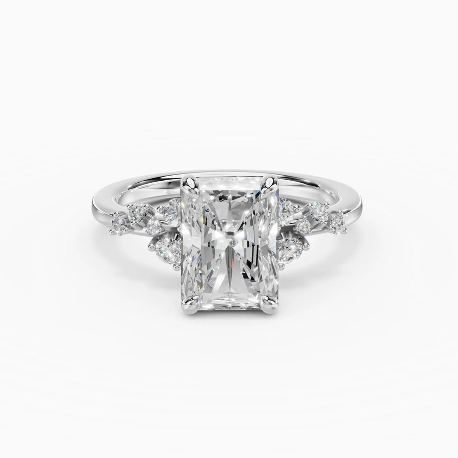 Anillo clúster radiante | Velour — foto 2