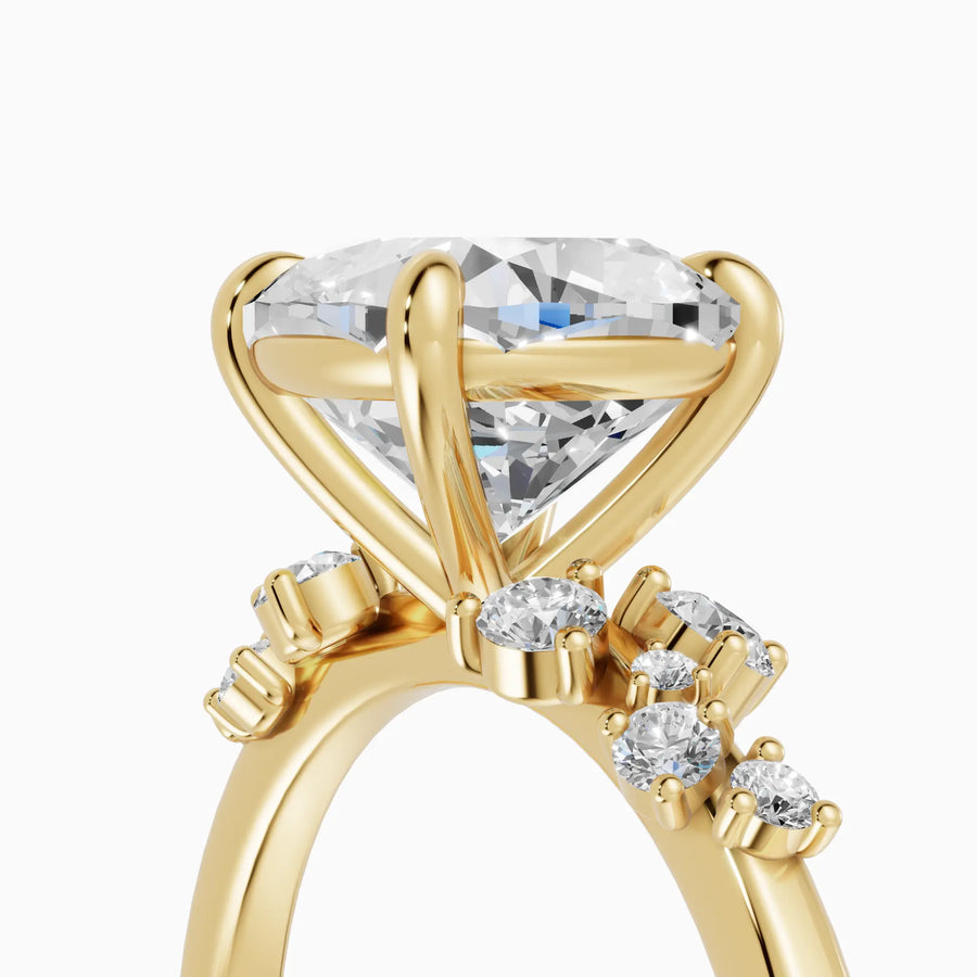 Anillo clúster cojín | Nacre — foto 5