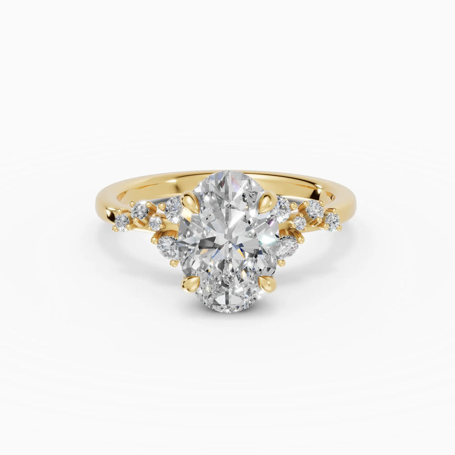 Anillo clúster oval | Triomphe — foto 1
