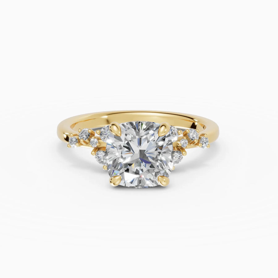 Anillo clúster cojín | Nacre — foto 3