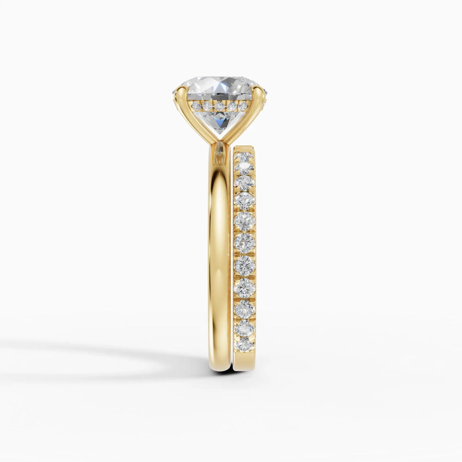 Anillo solitario halo escondido brillante | Vesper — foto 3