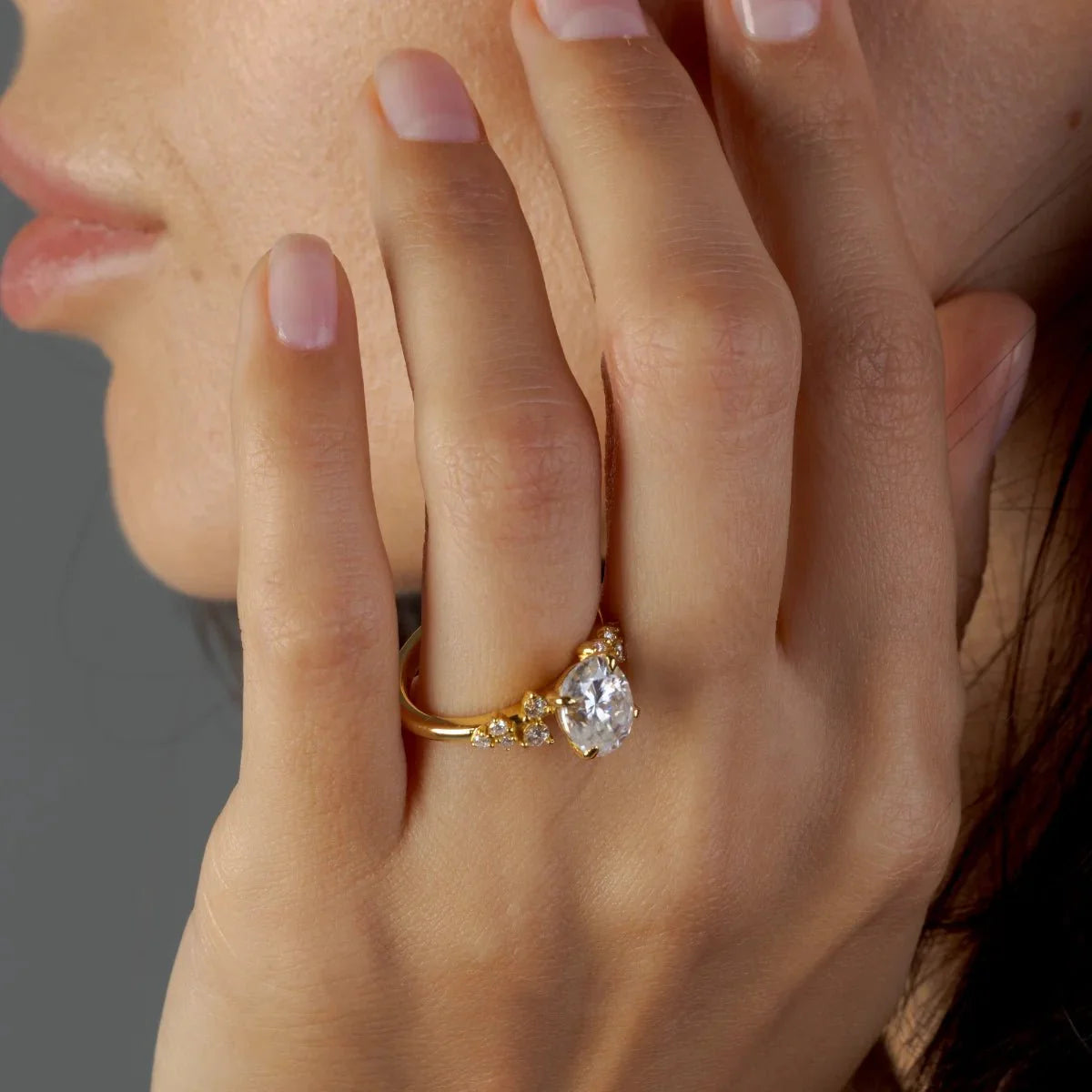 Anillo clúster brillante | Miracle